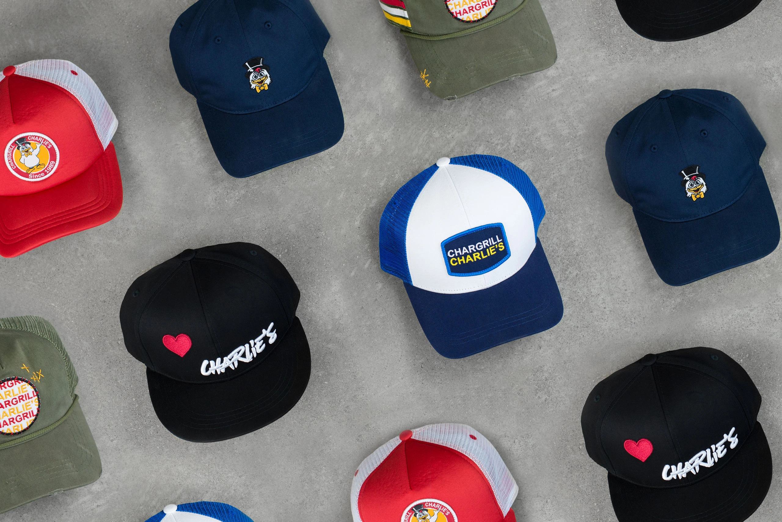 Chargrill Charlie’s Custom Hat Collection Anthem